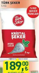 TÜRKŞEKER TOZ ŞEKER 5 KG indirimli fiyat TÜRKŞEKER TOZ ŞEKER 5 KG fiyat ve kampanya bilgisi